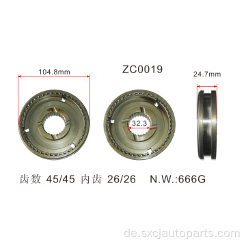 Customized Auto Teile Messing oder Stahlsynchronisator für 8-94435140-0